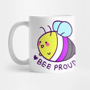 BEE proud: nonbinary flag Mug